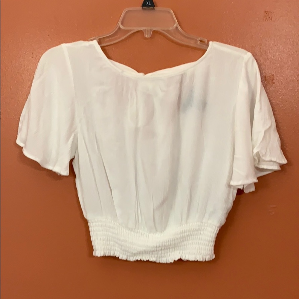 Flutter sleeve top